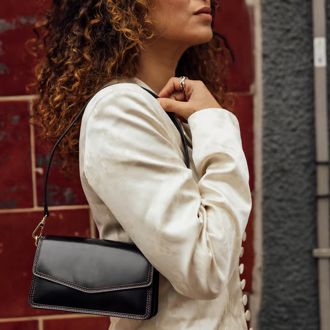 Smooth Moonlight Black Clutch